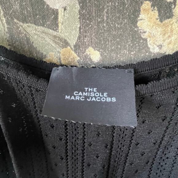 Marc Jacobs The Camisole Pointelle Tank in Black Size‎ Small - Picture 5 of 7
